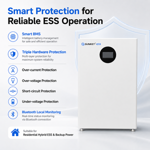 Batería LiFePO4 Certificada UL1973 de 16 kWh, 51.2 V, 314 Ah, 8 kW, CAN RS485, IP65 para Sistemas de Almacenamiento de Energía (SAE) Residenciales y Comerciales - Product Image 3