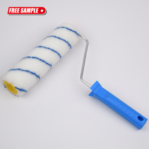 Cọ lăn sơn <span class=keywords><strong>acrylic</strong></span> sọc xanh cao cấp, bền, bán chạy, dùng cho công nghiệp và tự làm, dùng để sơn tường - Product Image 1