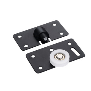 Sliding Door <b>Rollers</b> Silent Type Plastic Cabinet Door Mount With Concave Design For Wardrobe Hardware - Product Image 3