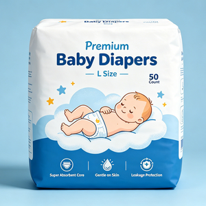 Muestra <span class=keywords><strong>Gratis</strong></span>, Pañales para Bebé de Primera Calidad, Tendencia 2026, Producción de Fábrica Premium - Product Image 1