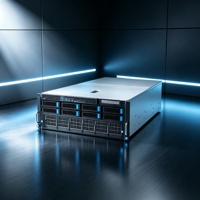 Serveur GPU 4U en rack ESC8000A-E12, double AMD EPYC 9004, DDR5, 8 PCIe 5.0 X16, serveur de calcul pour l'entraînement IA, en stock