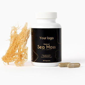 ओएम/ओडम निजी लेबल समुद्री मॉस कैप्सूल प्राकृतिक इरीश समुद्री मोज़स शाकाहारी वयस्क डिटॉक्स त्वचा देखभाल प्रतिरक्षा समर्थन प्रति बोतल 60 कैप्सूल - Product Image 2