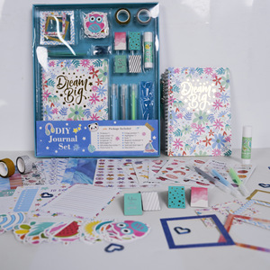 Bview nghệ thuật thiết kế mới dễ thương DIY Tạp Chí máy tính xách tay Kit sáng tạo tự biểu hiện Cá Nhân Sổ lưu niệm Nhật Ký Nguồn cung cấp Bộ dụng cụ - Product Image 2