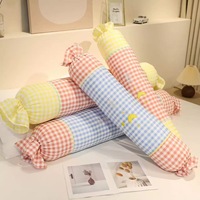 Coussin long en forme de bonbon, super doux en polyester, pour câliner, compagnon de sommeil, coussin de canapé, cadeau pour dortoir