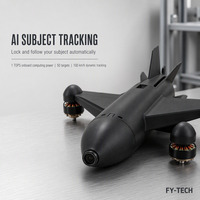 Plateforme à aile fixe FY-TECH FY-IFW avec caméra de suivi de sujet par IA 1 TOPS BetaFlight CRSF 9-16V pour inspection et relevés