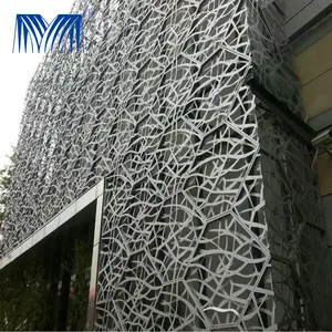 산업 상업적인 외벽 주문 알루미늄 건물 syst 카세트 체계 클래딩 바람 터빈 정면 대중음식점
