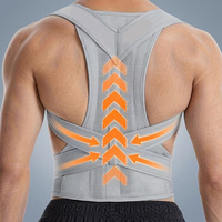 Correcteur de posture confortable en néoprène, soutien dorsal supérieur, redresseur d'épaules pour les travailleurs de bureau sédentaires