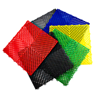 Dalles en plastique modulaires antidérapantes, dalles de sol en plastique décoratives colorées pour les stations de lavage de voitures et les ateliers de garage