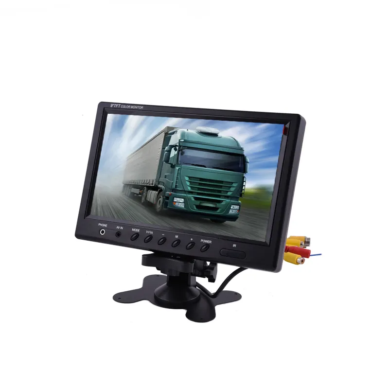 HYF 9 Inch Dashboard Rearview Monitor Rear View Camera Monitor with VGA&AV