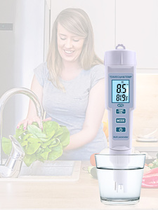 Ph Meter/Tds/Ec/Digitale Temperatuur Meter Water Kwaliteit Monitor Tester Voor Zwembaden, drinkwater Test - Product Image 2