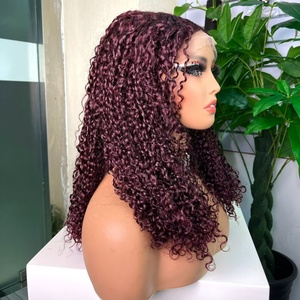 5*5 <b>Pixie</b> Curl <b>Wig</b> 100% Human Hair 5x5 Closure Glueless <b>Wig</b> - Product Image 3