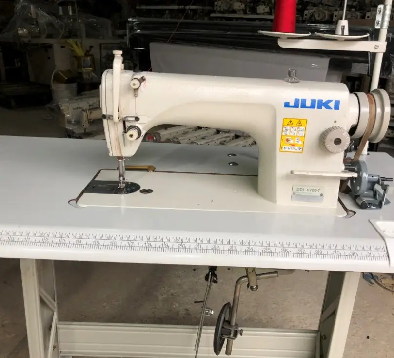 Original utilizado JUKI8700 solo pespunte aguja de la máquina de coser industrial