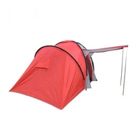 Tente de luxe à deux chambres à coucher pour 4 à 6 personnes pour le camping familial et la randonnée en plein air