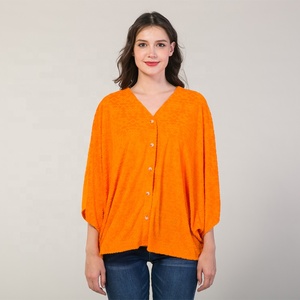 Vente en gros sur mesure Vêtements d'hiver à épaulettes en polaire éponge de <span class=keywords><strong>coupe</strong></span> ample aztèque Veste d'extérieur pour femmes - Product Image 4