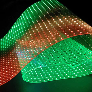 Écran LED flexible transparent pour intérieur, haute transmittance, mur vidéo LED pour vitrine de magasin, publicité sur fenêtre en verre - Product Image 5