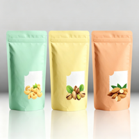 Sachet d'emballage alimentaire transparent en aluminium pour snacks, noix, fruits de mer séchés et bonbons