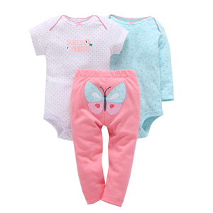 Vêtements pour bébés en gros, importés, ensemble de 3 pièces, vêtements pour bébés pas chers - Product Image 3