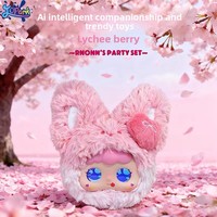 HUIMU KI Intelligenter Roboter-Plüschtier Emotionaler Begleiter mit Musik und Sprachausgabe im Cartoon-Stil für tiefe Konversation – Kinderspielzeug