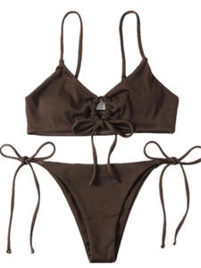 Bikini fabricant usine concevoir votre propre maillot de bain dos nu personnalisé recyclé 2025 bikini - Product Image 4