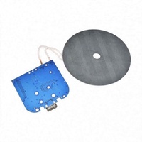 DC 5V Puerto USB Cargador de teléfono inalámbrico estándar Placa de circuito PCBA + Bobina Carga inalámbrica DIY