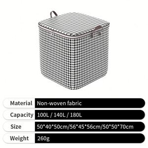 Large Capacity <b>Clothes</b> <b>Storage</b> Bag Non Woven Foldable Home Use Blank <b>Storage</b> Organizer Bin for Sale - Product Image 4