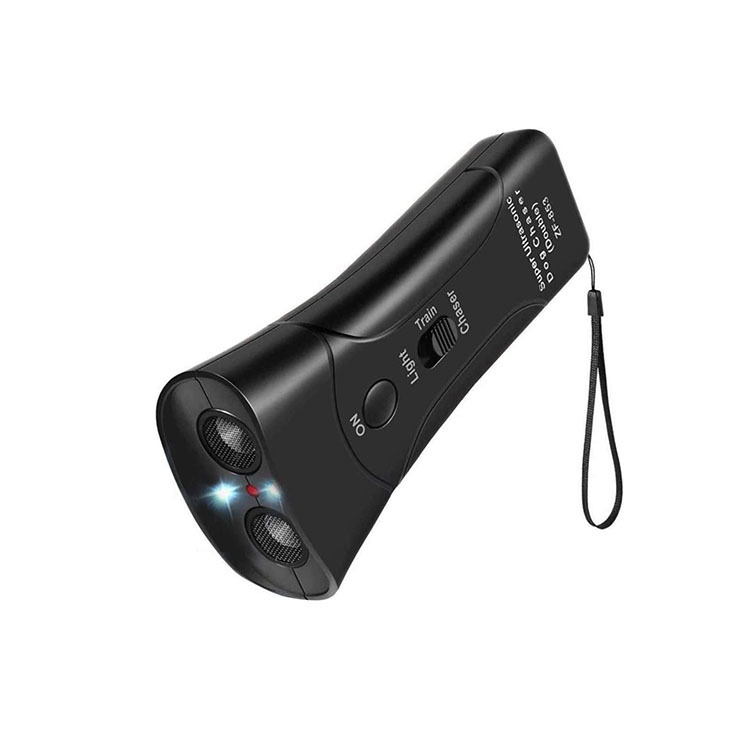 Ultrasonic Dog Repeller Rechargeable Bark Deterrent Anti Barking Stop Bark Training Device Trainer LED Ultrasonic Dog Chaser