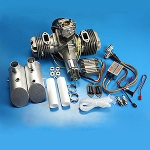 Motor de Avión RC DLE120 de 120cc, Dos Cilindros, Dos Tiempos, a Gasolina, con Sistema de Generador, para Uso en Exteriores - Product Image 3