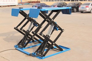 Plateforme élévatrice à ciseaux fixe, hauteur de levage 2 m, capacité de charge 3 tonnes - Product Image 4