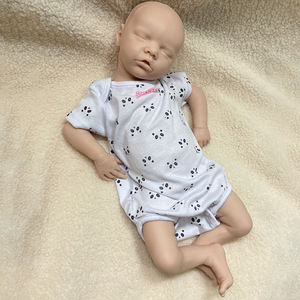 Muñeca Bebé Reborn de Silicona Suave de 18 Pulgadas, Cuerpo Completo, Lavable, con Peso, Recién Nacida, Realista, Sin Pintar, Gemelos Reborn - Product Image 5