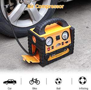 Avviatore d'Emergenza per <span class=keywords><strong>Auto</strong></span> 12V 8Ah 600A di Picco con Presa USB-A 12V DC, Inverter 160W, Presa 110V AC, 2 Porte <span class=keywords><strong>Accendisigari</strong></span> e Luce da Lavoro LED - Product Image 6