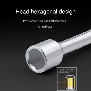 Гаечный ключ для колесных гаек из легированной стали, крестообразный, ручной, промышленный, с прямой рукояткой, метрический, для автосервиса - Product Image 3