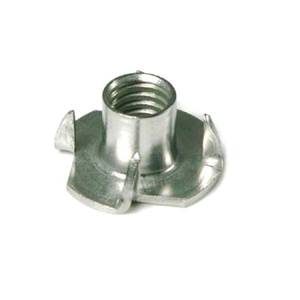 Dado a T a quattro punte in acciaio al carbonio OEM personalizzato M5 M6 M8, zincato blu/bianco, per <span class=keywords><strong>mobili</strong></span> in legno - Produttore di dadi a T a quattro punte - Product Image 4