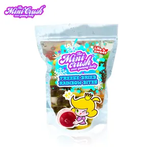 Nieuw Item Gevriesdroogd Snoep Regenboog Jelly Beans Mini Jelly Zachte Snoepjes Snacks Gevriesdroogd Snoep