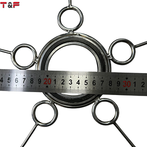 Ruota di fuoco in metallo, attrezzo per performance con il fuoco, strumento per giocoleria con il fuoco per ballerini di fuoco - Product Image 5