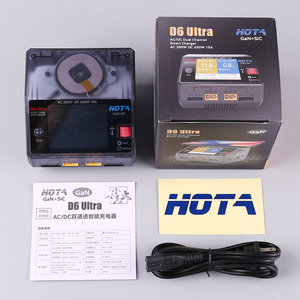 Chargeur intelligent double canal HOTA D6 Ultra en nitrure de gallium 300W pour modèles d'avions, de véhicules et de navires à batterie au lithium - Product Image 3