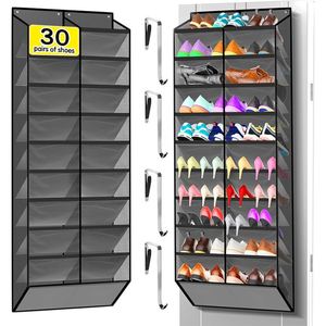 Large Factory Foldable Modern Door <b>Shoe</b> Organizer Deep Pockets Non-Woven Fabric Wall-Mounted <b>Space</b>-<b>Saving</b> <b>Storage</b> Rack - Product Image 1