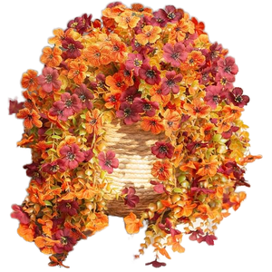 HyeFlora <span class=keywords><strong>Flores</strong></span> <span class=keywords><strong>de</strong></span> Margarita Artificiales Realistas <span class=keywords><strong>de</strong></span> Seda, Decoración Colgante <span class=keywords><strong>de</strong></span> <span class=keywords><strong>Otoño</strong></span>, 2 Piezas, Hechas a Mano para Porche, Patio, <span class=keywords><strong>Balcón</strong></span>, Jardín - Product Image 4