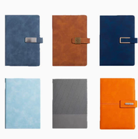 Carnet en cuir PU de luxe au design élégant pour usage professionnel, personnel et éducatif