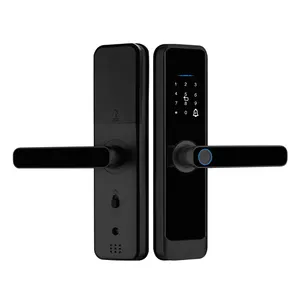 Goking Smart Deurslot Elektrische Set Sleutelloos Beveiligde Intelligente Biometrische Vingerafdruk Met Wifi Home Tuya Hotel