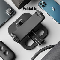 Support de tablette en alliage d'aluminium Boneruy pour bureau, base lourde, extensible, rotatif à 360 degrés, pour tablettes de 5 à 14 pouces