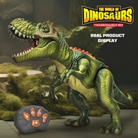 2,4 GHz realista Robot dinosaurio juguetes caminar baile Rc dinosaurios tiranosaurio Rex dinosaurio juguetes Control remoto para chico