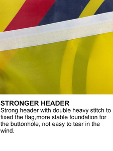 Sublimation 3*5FT 100% Polyester Double-Sided Flag Decorative for Advertising Custom Design Printing Flags