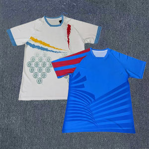 Camiseta de Fútbol de Secado Rápido y Transpirable con Cuello en V, Números y Logotipo, Venta al por Mayor de Fábrica, 2526 Congo, Nigeria, Marruecos, Senegal - Product Image 1