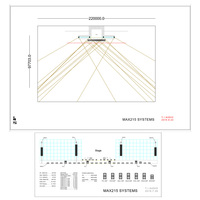 Équipement de scène professionnel personnalisé T.I multifonctionnel pour intérieur/extérieur avec écran LED audio personnalisé, table de mixage DJ et rack