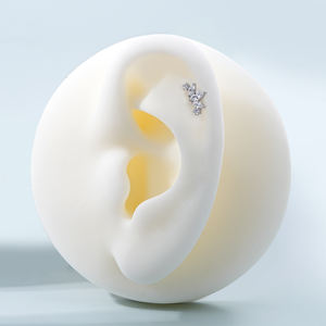 TOPOSH gran oferta <span class=keywords><strong>Labret</strong></span> titanio cuerpo Piercing joyería Marquesa cristal Blaze conjunto ventilador 16G labio anillo hélice pendiente al por mayor - Product Image 5