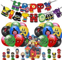 Décorations de fête d'anniversaire Super-héros ballons en Latex Super Spiderman jouets gonflables pour enfants ballons de douche