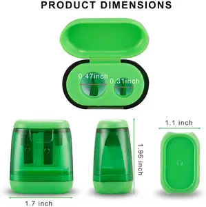 PS เครื่องเหลาดินสอแบบมือถือสองรู,สำหรับผู้ใหญ่นักเรียนโรงเรียนชั้นเรียนบ้านสำนักงาน