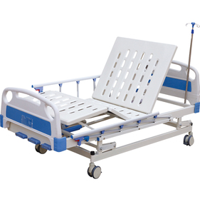 Cama de Hospital Eléctrica de 3 Funciones para Cuidado <span class=keywords><strong>en</strong></span> el Hogar, Cama Clínica Manual de Lujo para Tratamiento Médico - Product Image 3