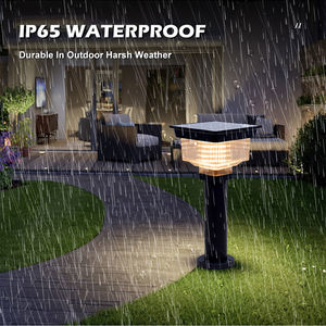 Nouvelle conception de lampadaire extérieur à intensité variable, grande zone éclairée, 30 watts, tout-en-un, éclairage solaire de jardin - Product Image 4