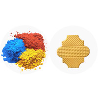 Poudre jaune de couleur d'oxyde fe2o3 pour finisseur